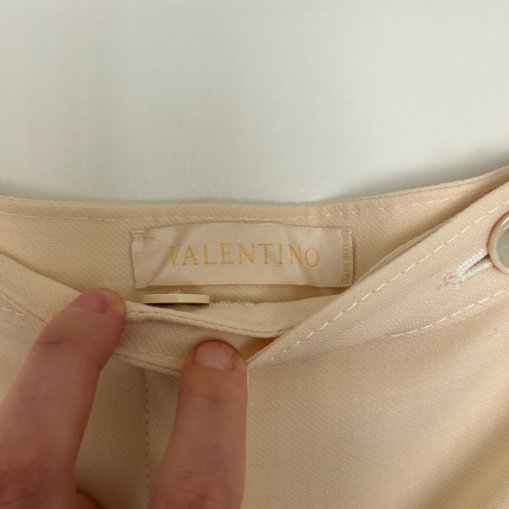 Valentino Cream Trousers | Size 8